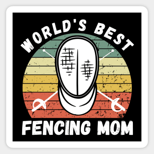 Fencing Mom Sticker